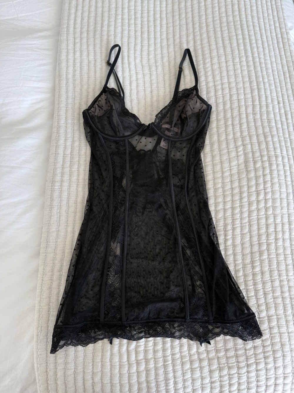Victoria’s Secret black lingerie dress size small